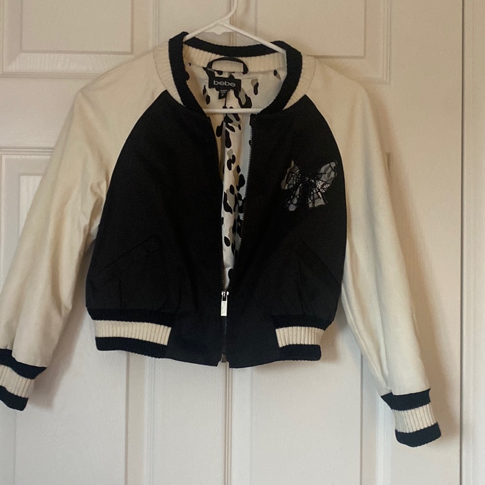 Girls size medium Bebe jacket